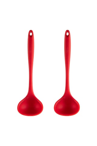 Sones 2 Adet Yapışmaz Yüksek Sıcaklığa Dayanıklı Silikon Tencere, Stil: Çorba Kaşığı