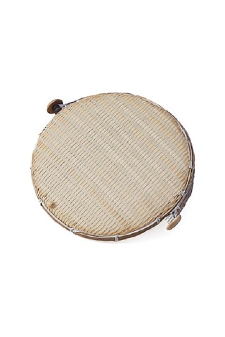 Sones Ev Çörek Çerçevesi Yuvarlak Tozpan Bambu Dokuma Saklama Sepeti, Özellikler: Birincil Renk 42 Cm Diğer