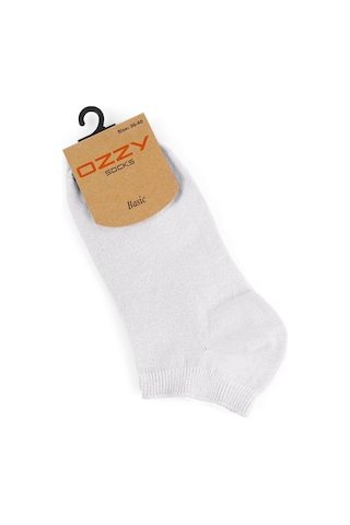 Ozzy Socks 4lü Pamuklu Renkli Kadın Patik Açık Renkler Açık Renkler