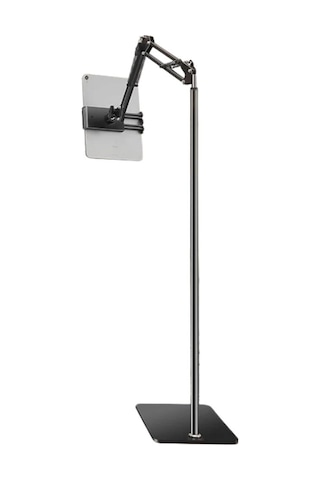 Polham Ful Metal Teleskopik Açı Ve Yükseklik Ayarlı Telefon Ve Tablet Tutucu Stand, Video İzlemek Çekmek İçin Stand