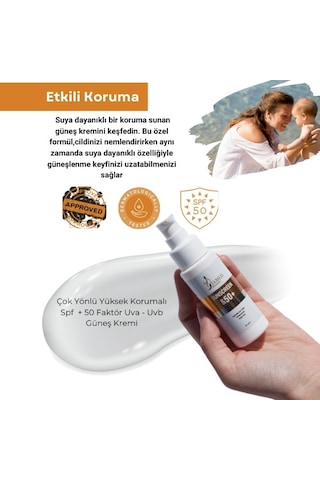 Jamed Beauty Çok Yönlü Yüksek Korumalı Güneş Kremi SPF50+ 50 ML