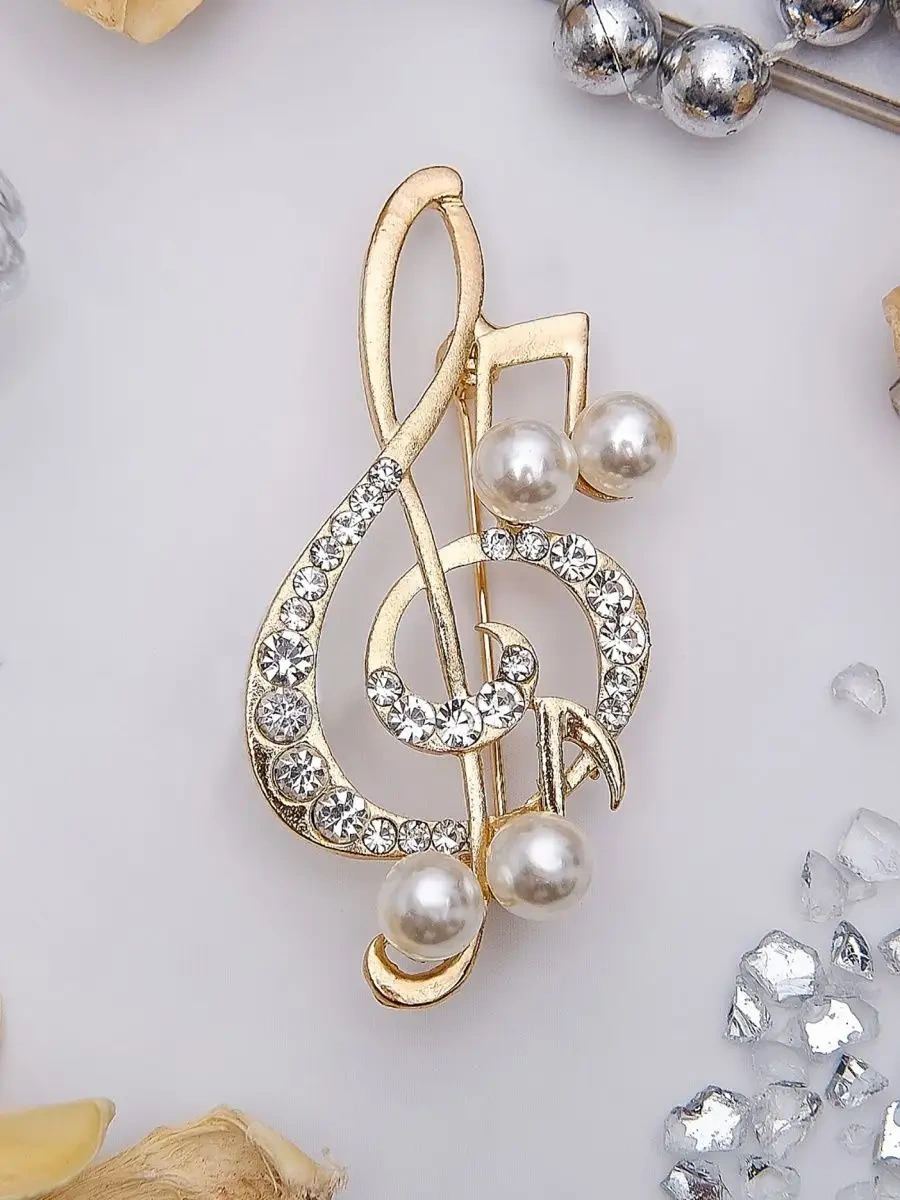 Queen Fair Elbise İçin Şık Ve Orijinal Kadın Broş 19888517 Beyaz