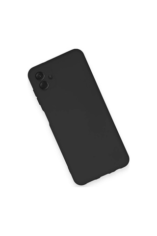 Newface Galaxy Uyumlu A04 Kılıf Nano İçi Kadife Silikon - Siyah Evimdeyokyok