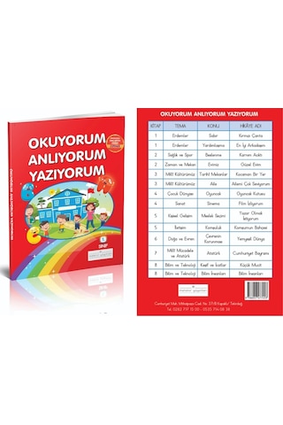 Metafor 1. Sınıf Okuyorum Anlıyorum Yazıyorum 8 Kitap