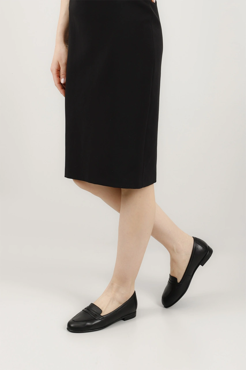 Gönderi R Kadın Siyah Hakiki Deri Babet Gdza13424161 Siyah