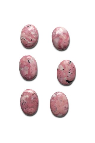 Peru Rodonit Masaj Terapi Taşı - Palm Stone 103-2