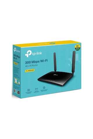 TP-LINK TL-MR6400 300MBPS 4 PORT 2 ANTEN 4G TE INDOOR SIM KART
