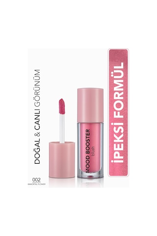 Flormar Mood Booster Hafif Yapılı Likit Allık 002 Immortal Flower