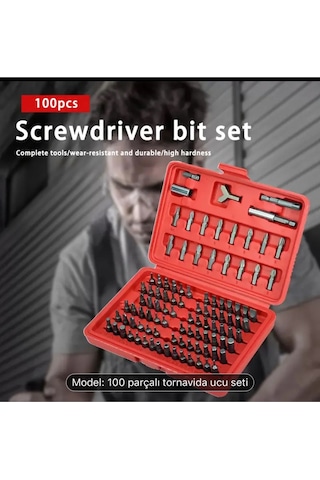 Senbang 100 Parça Tornavida Ucu Seti Krom Vanadyum Çelik Manyetik Bit Seti Profesyonel Uç Takımı