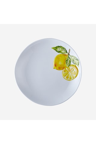Beyaz Melamin Yemek Tabağı 28 Cm