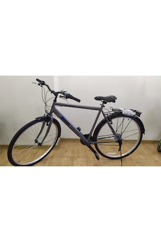 Bisan Hardy-s Shimano 21 Vites 28" Şehir Bisikleti Gri Siyah 56cm Gri - Siyah