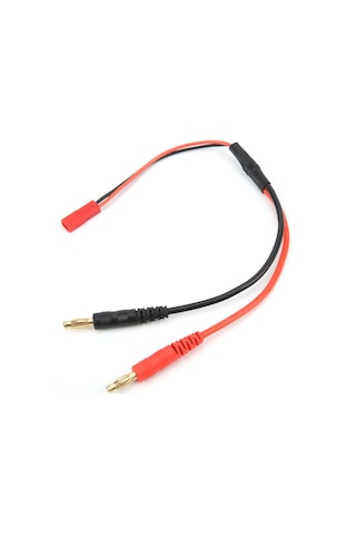 Wezone Rc Modeli İçin B6 Lipo Şarj Cihazı Bağlantı Kablosu - Jst'den 4.0mm Muz Soketine, 21.6cm Silikon Teli, 1s Pil Uyumlu