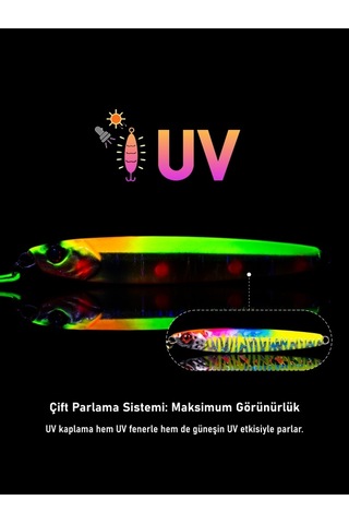 Jig, Zoka, Suni Yem, Uv Metal Jig, 80gr 11cm Jıgto Tide 80