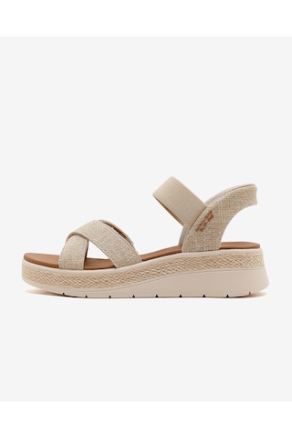 Skechers Bobs Sun Ray Kadın Natürel Sandalet 114417 Nat Bej