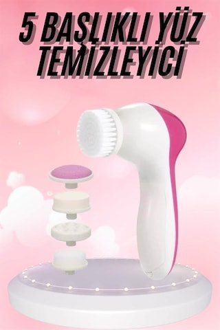 Sptmgldı 5 Başlıklı Titreşimli Cilt Temizleme Seti Canlandırıcı Ve Onarıcı