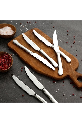 Hisar Monaco Steak 6lı Çelik Bıçak Seti Inox