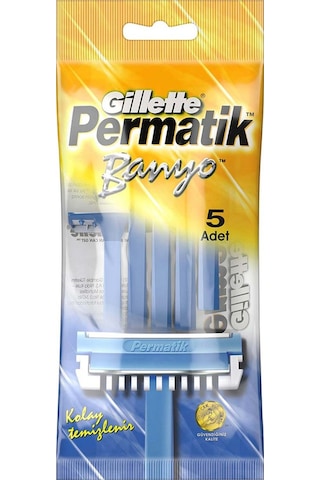 Gillette Permatik Banyo Tıraş Bıçağı 5'li