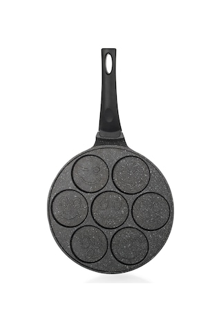Schafer Black Stone Pankek Tavası 26 Cm-siyah