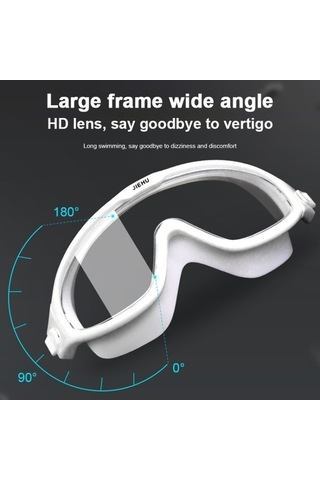 Artfulabode Yüzme Yüksek Ve Su Sones Şeffaf Jh8208dmjs Gözlüğü Geçirmez Çözünürlüklü Çerçeve Büyük Buğulanmaz Beyaz Ar Çok Renkli