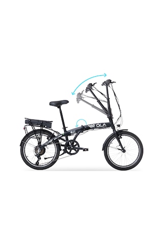 OLA Electrolight EFL1 PRO Elektrikli Siyah Elektrikli Katlanabilir Bisiklet 20 Siyah