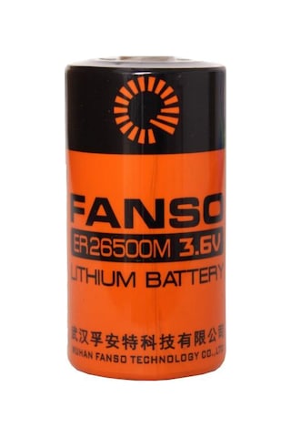 Fanso Er26500m 3.6v 6000mah Li-socl2 Lithium Pil 5'li
