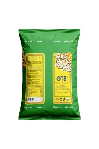 Ots Organik Baharatlı Patlamış Mısır (70 gr) (Organik Sertifikalı, Pestisit Analizli)