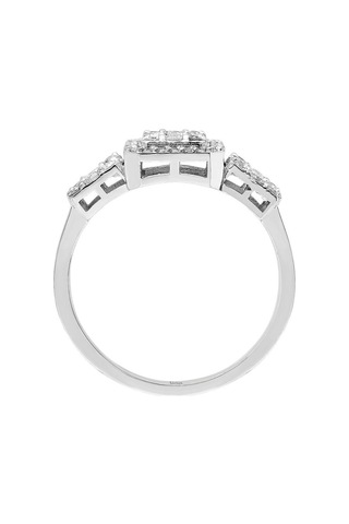Sirius F Renk 0,79 Karat Tria Baget Pırlanta Yüzük 0842R0005