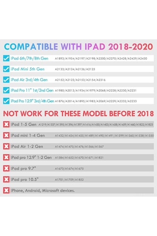 Vkemall İpad İçin Aktif Kapasitif Kalem - Dokunmatik Eğim Ve Basınç Duyarlı, Beyaz, Pencil Uyumlu