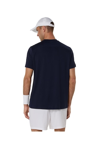 Asics Court Ss Top Erkek Lacivert Kısa Kollu Tshirt 2041a339-400 Lacıvert