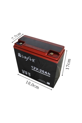 Jel Akü 12 V - 20 Ah 6'lı Set Yeni Tarihli