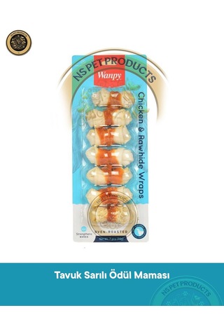 Wanpy Deri Üzerine Tavuk Sarılı 90 Gr Cd-08h Köpek Ödülü