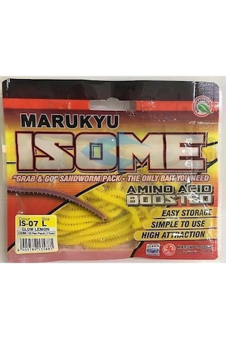 Marukyu Isome L 11Cm Lrf Silikon Yem-Glow Lemon