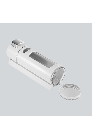 Mainshop 400 Ml Duvara Monte Manuel Sabunluk Banyo , Mutfak El Sıvı Şampuan Duş Jeli 1 Adet Beyaz M-52