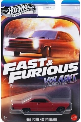 Hot Wheels Silver Series Fast & Furious Villains 5'li Set Hnr88 Renkli