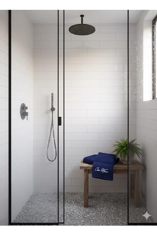 One More Internatıonal Banyo Havlusu Lacivert-Lacivert