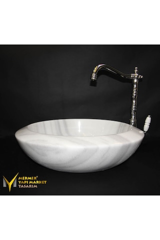 Marmara Pijamalı Yuvarlak Dizayn Lavabo