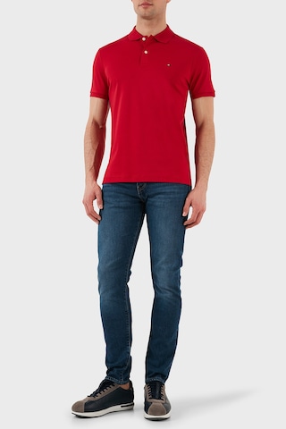 Tommy Hilfiger Erkek Polo Yaka T Shirt Mw0mw39994 Xld Kırmızı Kırmızı