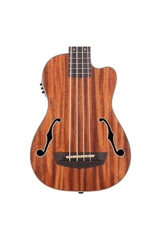 Kala Journeyman Maun Akustik-elektro U Bass Mini Bas Gitar Natural