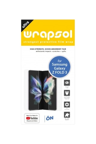 Galaxy Z Fold 3 Ekran Koruyucu 1+1 Ön Poliüretan Film