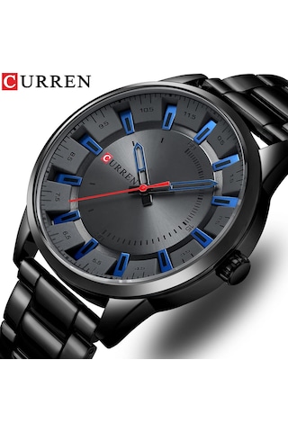 Curren M8406 Quartz Kol Saati-orjinal Kutusunda Gri Siyah