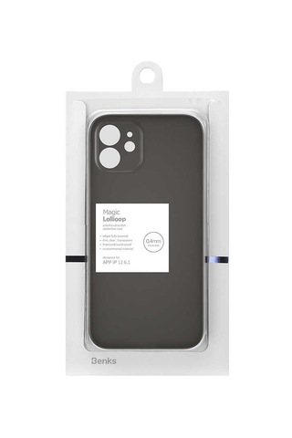 Benks Apple Uyumlu iPhone 12 Mini Kılıf Slim Fit Mat PP Benks Lollipop Protective Kapak ZORE-218479