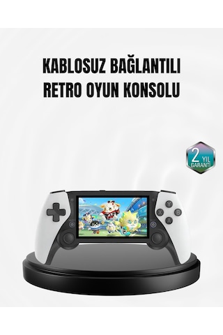 4.3 İnç Ekranlı Retro Oyun Konsolu - 64 Gb Hafızalı, Şarjlı Ve Multimedya Destekli
