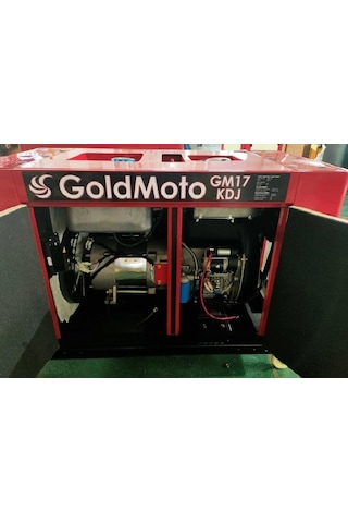 GoldMoto GM17KDJ Dizel Jeneratör 17Kva Monofaze Marşlı Kabinli