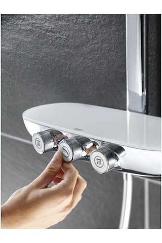 Grohe Smartcontrol 300 Termostatik Duş Bataryalı Borulu Duş Sistem