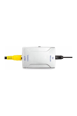 Optical In - Coaxial Out Dijital Ses Çevirici - Gri