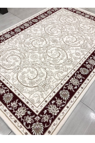 Saray Halı Vizyon 12482 A-1 Kırmızı Beyaz 4 M2 Halı !