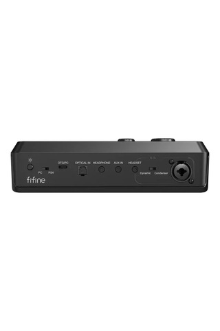 Fifine Ampligame Sc8 Usb Oyuncu Ses Mikseri Siyah