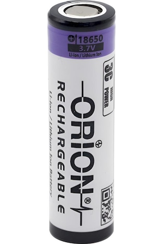 Orion 18650 3.7 V 3500 mAh 3C Şarj Edilebilir Li-Ion Pil