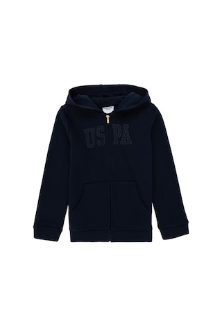 U.S. Polo Assn. Kız Çocuk Lacivert Kapüşonlu Basic Sweatshirt 50292507-VR033
