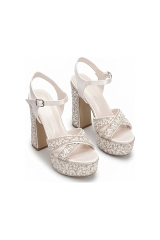 Ayakkabı Fuarı Elit Fls053-451c Kadın Platform Ayakkabı Sedef